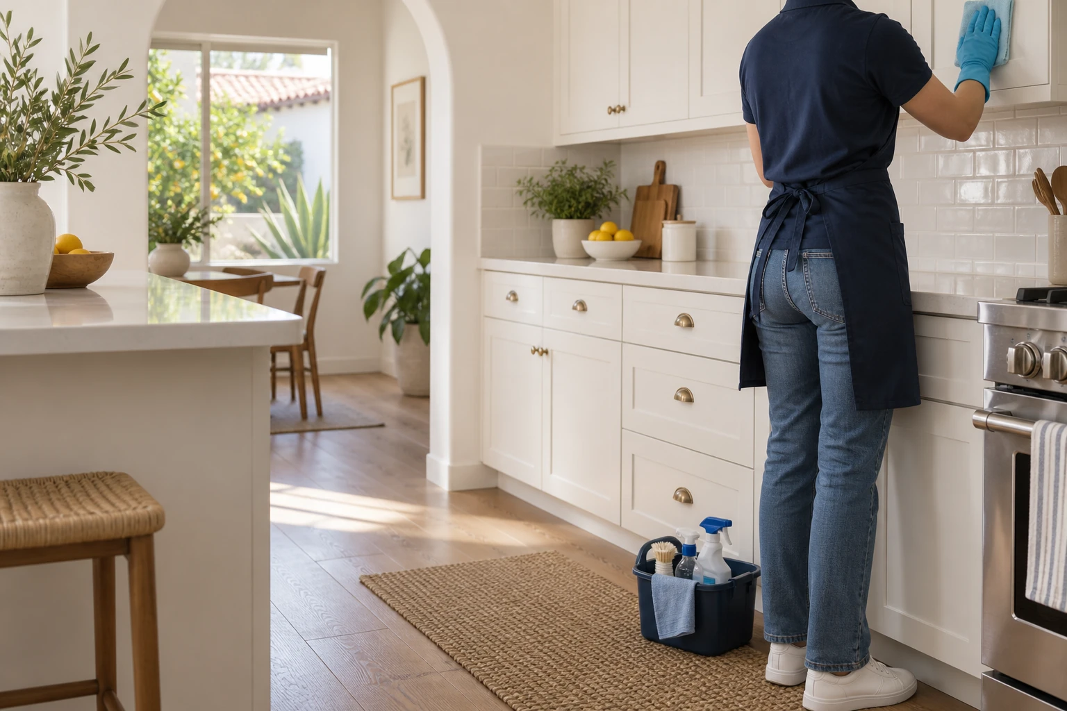 Detailed cleaning for kitchens, bathrooms, living areas and the surfaces that need extra attention.