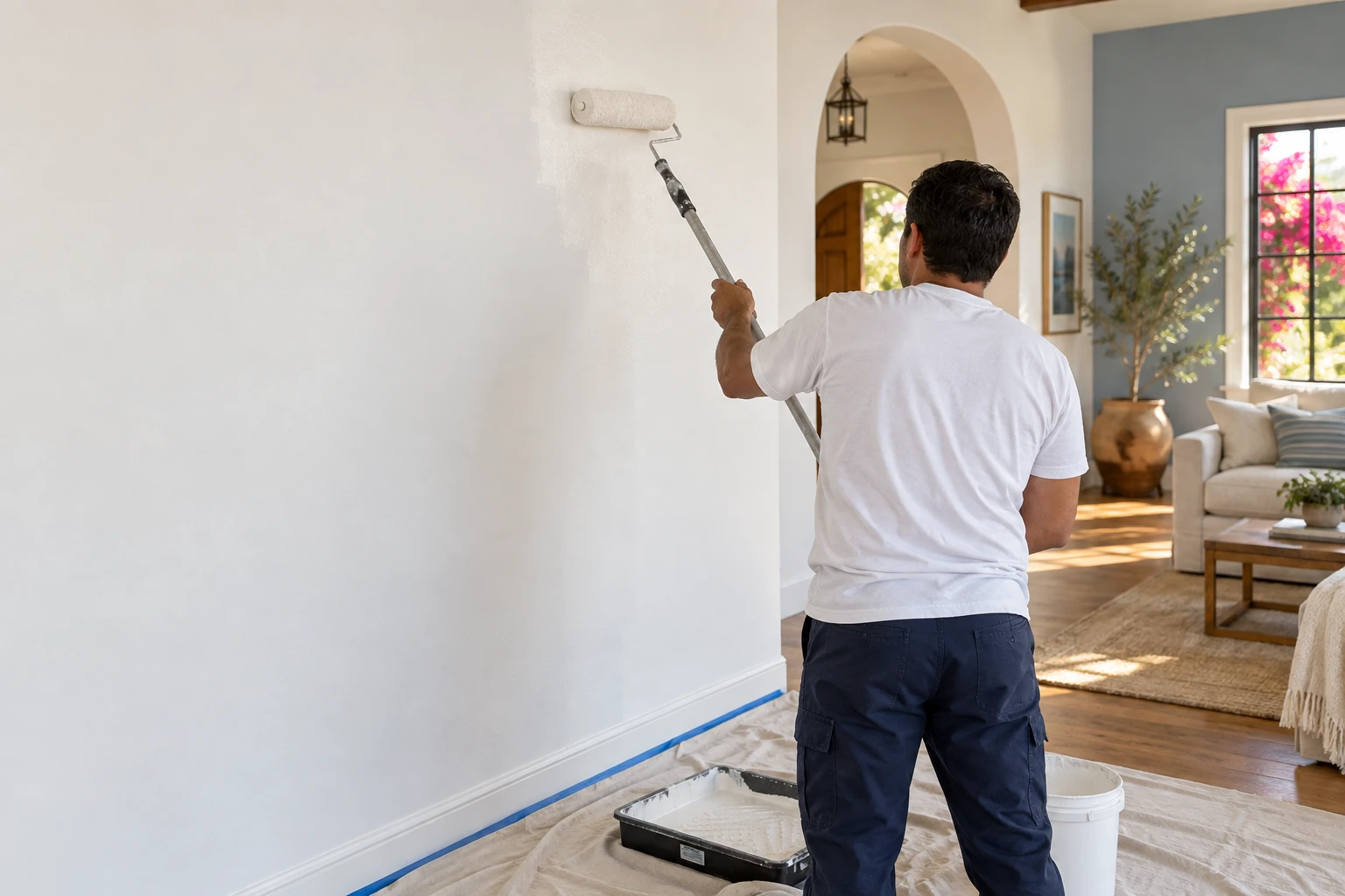 Painting for walls, ceilings, doors, cabinets, decks and other surfaces throughout Los Angeles.